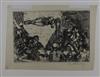 HARRY STERNBERG Group of 7 etchings.